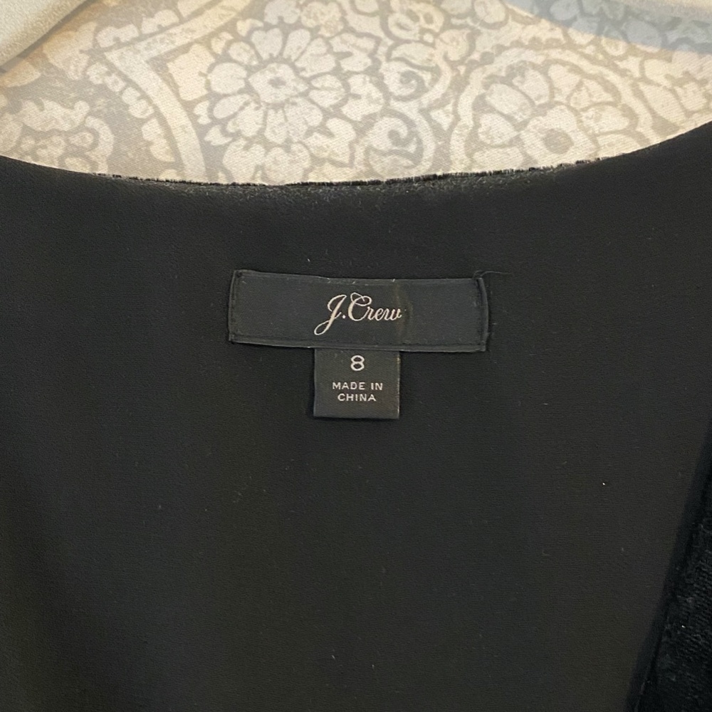 JCREW Faux Wrap Top in Drapey Velvet - Picture 4 of 8